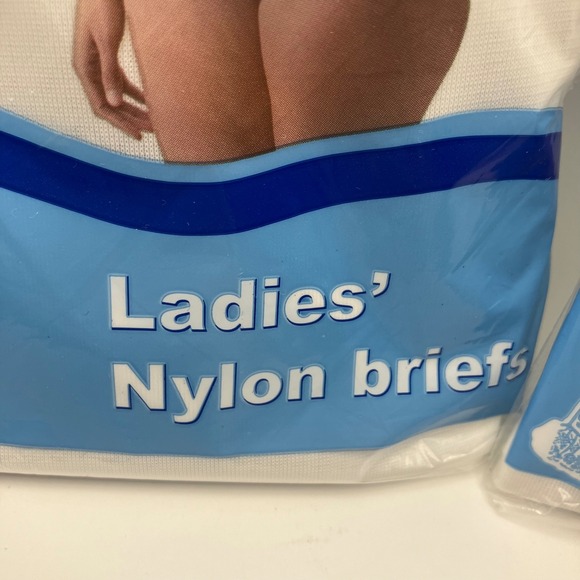 Dixie Belle Ladies Nylon Briefs Size 13 100% Nylon 2 Pairs Per Package (2 pkgs) - Picture 5 of 10